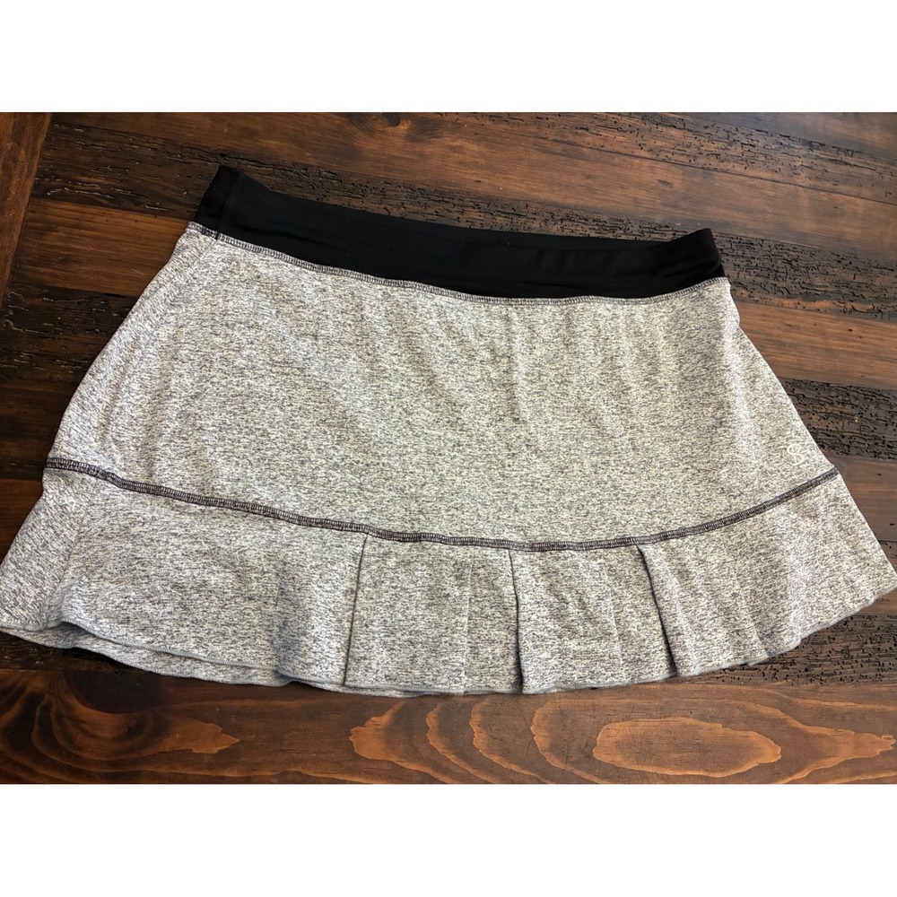 Sofibella Charcoal & Black Athletic Pickleball Tennis Golf Skort Women's Size XL - Picture 2 of 5